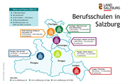 Die Berufsschulen in Salzburg im Überblick. Ingesamt 84 unterschiedliche Jobs können Mädchen und Burschen im Land erlernen.