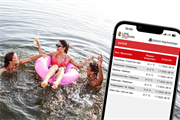 Alle Informationen zu den Badeseen, etwa deren Temperatur, im Bundesland sind mit der Land Salzburg App immer griffbereit.