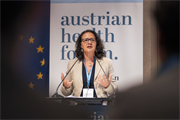 LR Daniela Gutschi nahm bei der Eröffnung des Austrian Health Forums zum Personalmangel bei der Pflege Stellung. "Die Ausbildungsangebote bauen wir weiter aus."